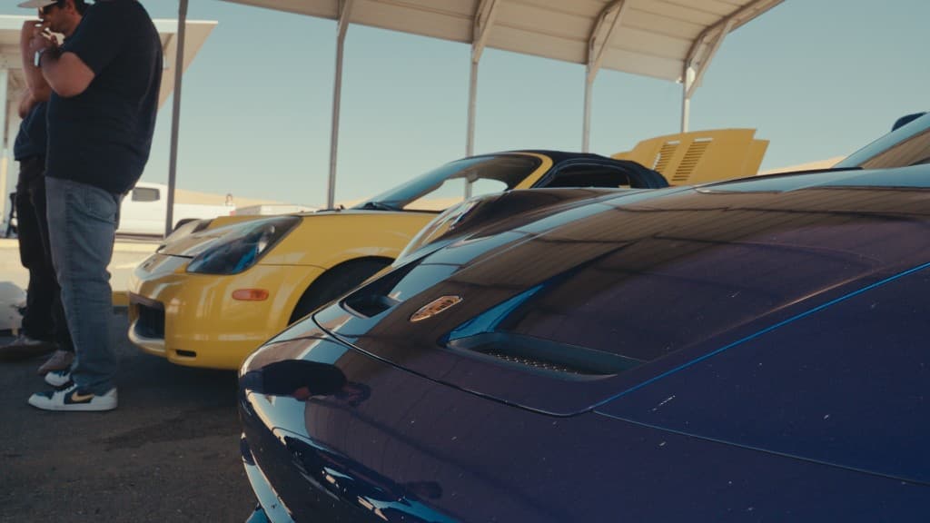 Porsche at the track